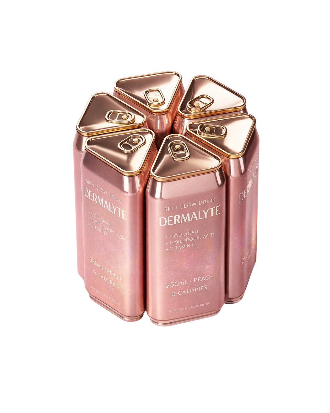 Dermalyte brand visual system mockup